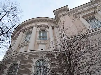 Здание библиотеки Московского университета на Моховой