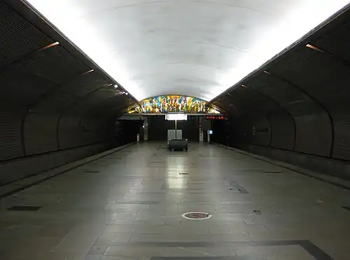 Центральный зал станции.22 октября 2009