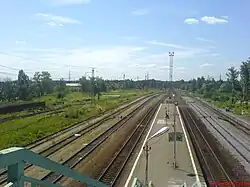 Вид с пешеходного моста, ст. Манихино-I»