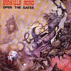 Обложка альбома Manilla Road «Open the Gates» (1985)