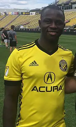 Манне в форме «Коламбус Крю» (2017 год)