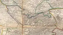 Карта Бухарского эмирата, 1879 г.