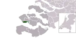 Местонахождение Флиссингена