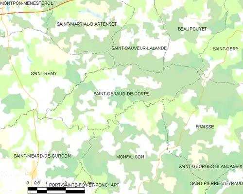 Карта коммуны