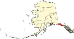 Якутат на карте