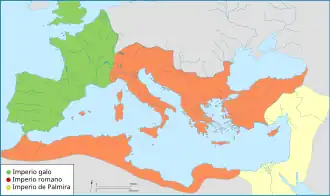 Разделённая империя в 260—269 годах