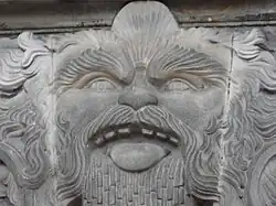 Маскарон Мраморного моста в Копенгагене