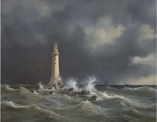 Антон Мельби«Маяк Эддистоун», 1846