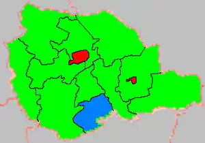 Междулесский сельсовет на карте