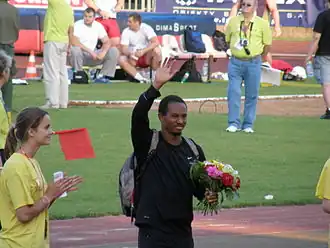 На мемориале Януша Кусочинского (Варшава, 2010)