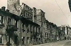 Со стороны исторической Фелицианской улицы, 1941—44 годы