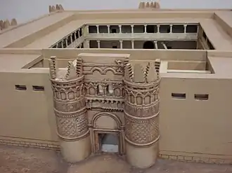 Модель замка Каср аль-Хайр аль-Гарби