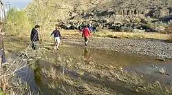 Река в районе каньона Афтон