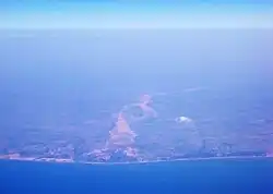 Фото устья с самолёта