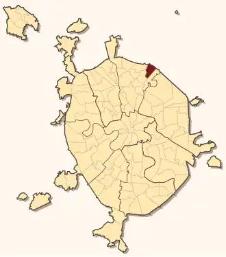 Лосиноостровский на карте