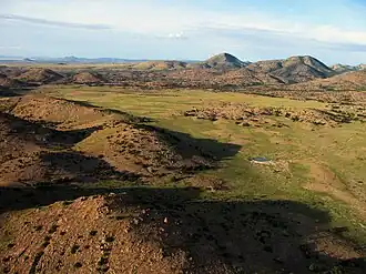 Болди-Маунтин и Блэк-Маунтин за Матернити-Мидоу, вид из долины Анимас
