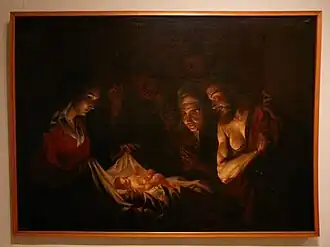 Поклонение пастухов. Маттиас Стомер