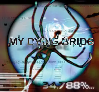 Обложка альбома группы My Dying Bride «34.788%...Complete» (1998)