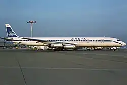 Разбившийся самолёт (в период эксплуатации в Arista International Airlines)