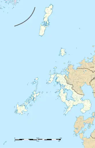 Нагасаки на карте