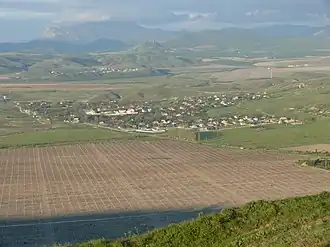 Вид на село с горы Клементьева