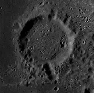 Снимок зонда Lunar Reconnaissance Orbiter.