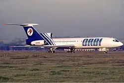 Ту-154Б авиакомпании ORBI Georgian Airways, идентичный разбившемуся