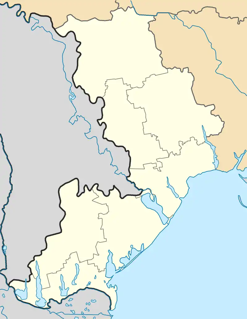 Одесса на карте