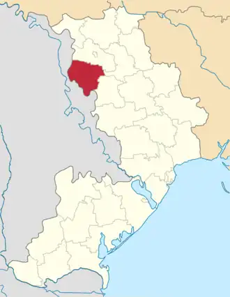 Окнянский район на карте