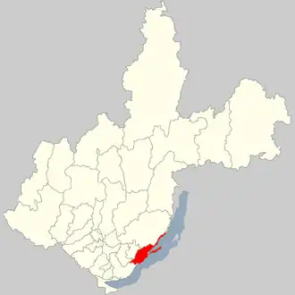 Ольхонский районОльхонское районное муниципальное образование на карте