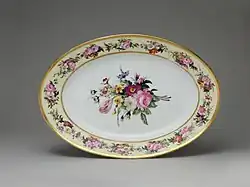 Фарфоровое блюдо работы Марка Шёльшера