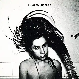 Обложка альбома PJ Harvey «Rid of Me» (1993)