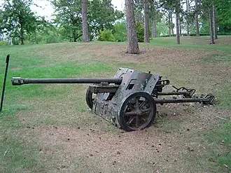 Немецкое 50-мм противотанковое орудие PaK 38
