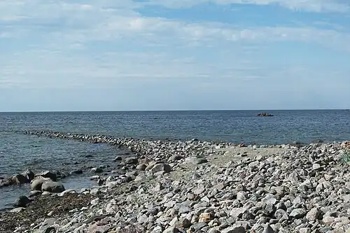Каменная коса в заливе Пальяссааре