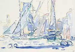 «Сан-Тропе» (Saint-Tropez, Tartans in the Port). 1905