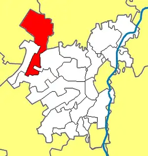 Первомайский сельсовет на карте