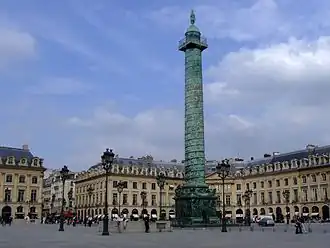 Вандомская площадь, архитектор Жюль Ардуэн-Мансар