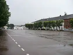 Площадь Свободы в Валдае