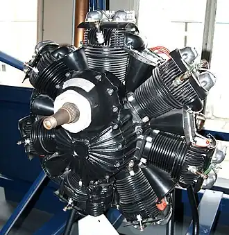 Pobjoy Niagara on display at the Science Museum, London