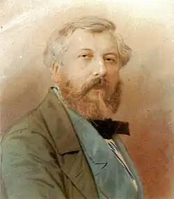 Портрет Эдуарда Деплешена (неизвестный художник, 1851)