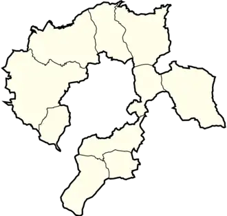 Бельский повят на карте