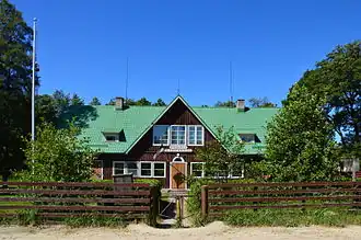 Народный дом Прангли в деревне Идаотса