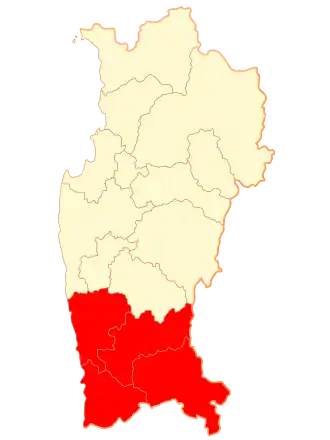 Чоапа на карте