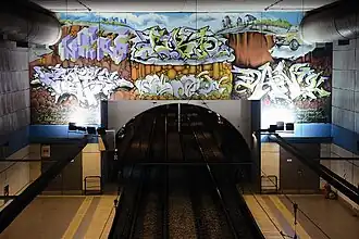 Стена с граффити