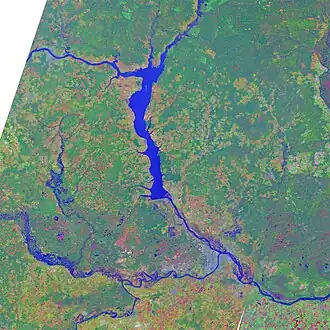 Местность, где расположен Пучеж-Катунский кратер