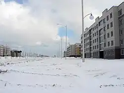 Колпинское шоссе в Славянке