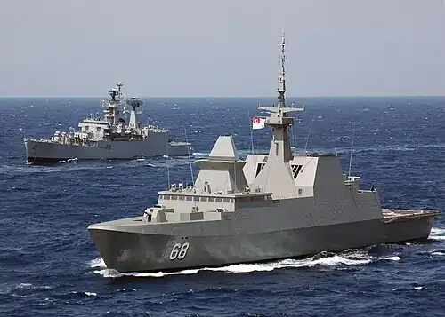 Фрегат типа «Формидэбл» RSS Formidable (68) ВМС Сингапура, 2007 год