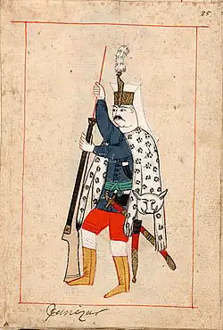 Янычар XVII века