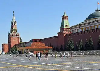 Московский Кремль, Сенатский дворец и мавзолей Ленина