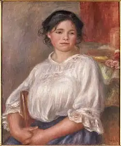 П. О. Ренуар. «Сидящая девушка»